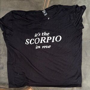 Windsor Black Scorpio Tee